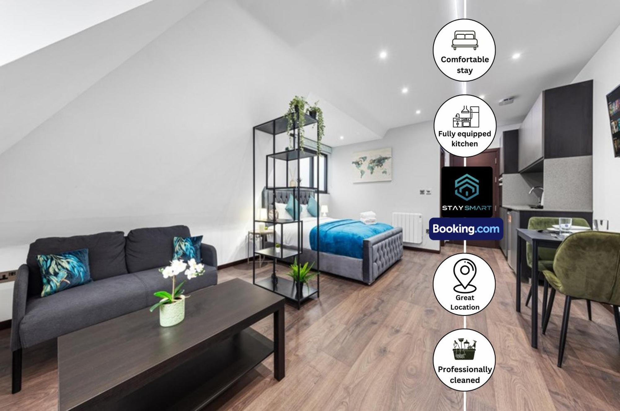 Stylish Studio Apt By Stay Smart Short Lets & Serviced Accommodation Woodstock With Free Wifi London Exterior photo